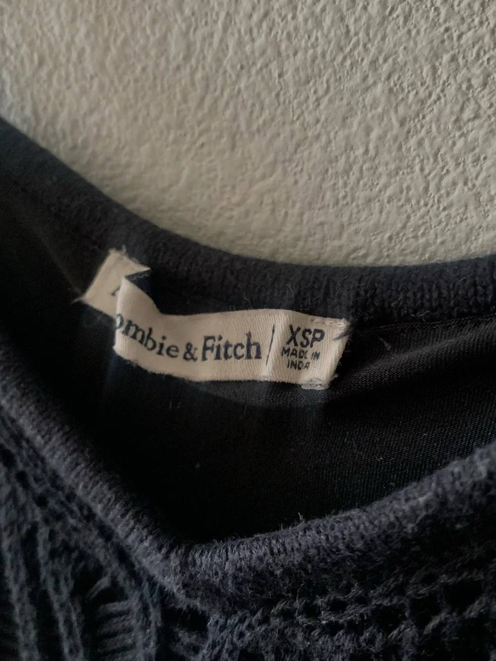 Abercrombie & Fitch Black and Cream Striped Maxi Dress